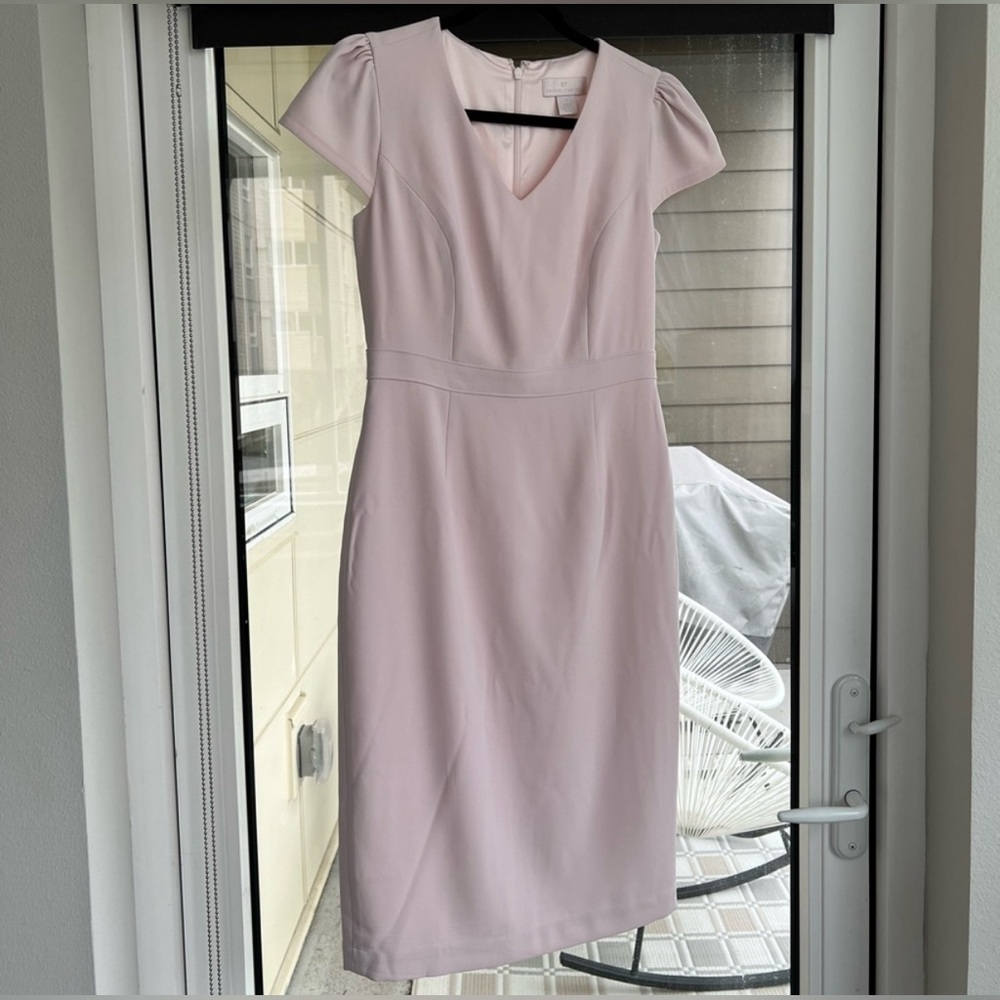 🔥 Closet Sale! Rachel Parcell Pink Sheath Dress with Flutter Sleeves - Picture 2 of 4